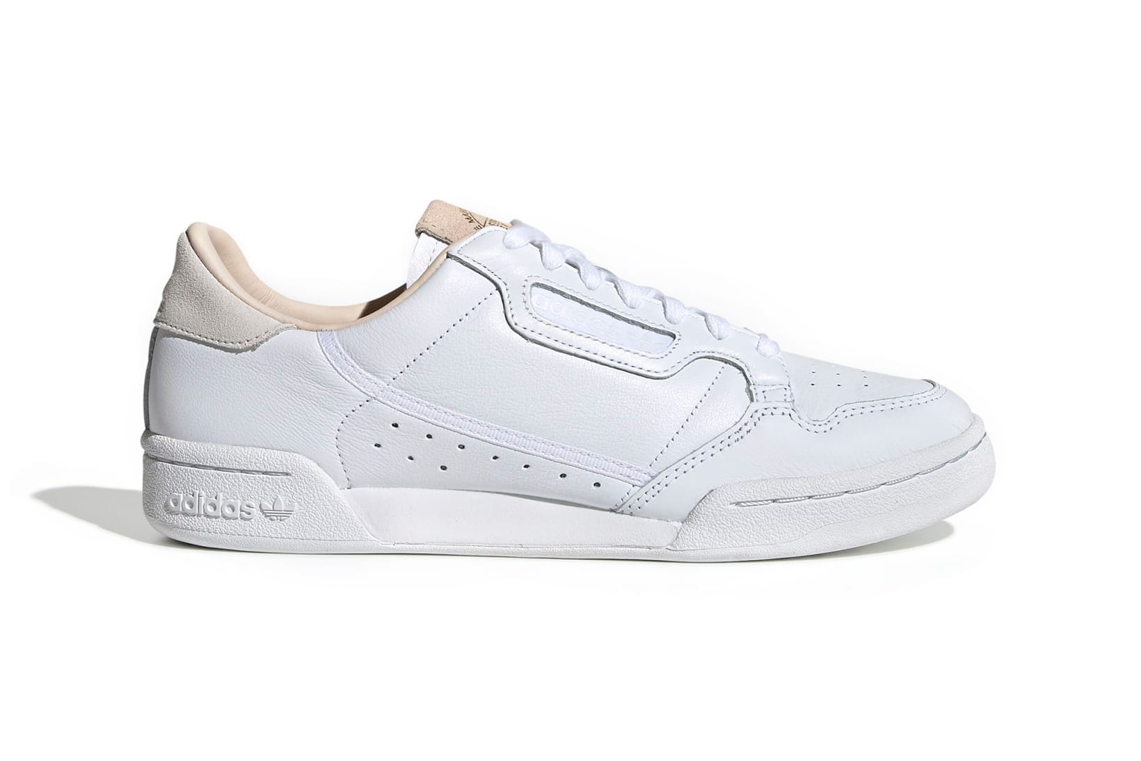 all white adidas continental 80