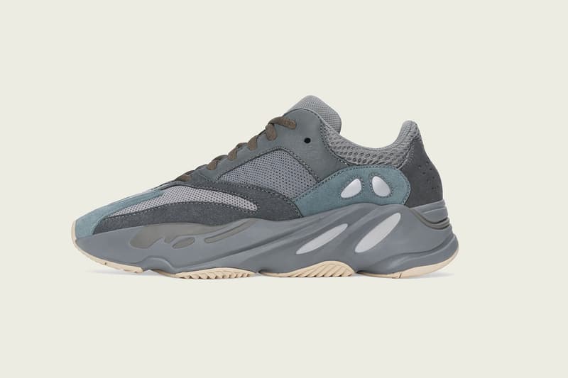 adidas YEEZY BOOST 700 "Teal Blue" Release Date Kanye West adidas Originals Drop Grey Blue Orange Chunky Shoe