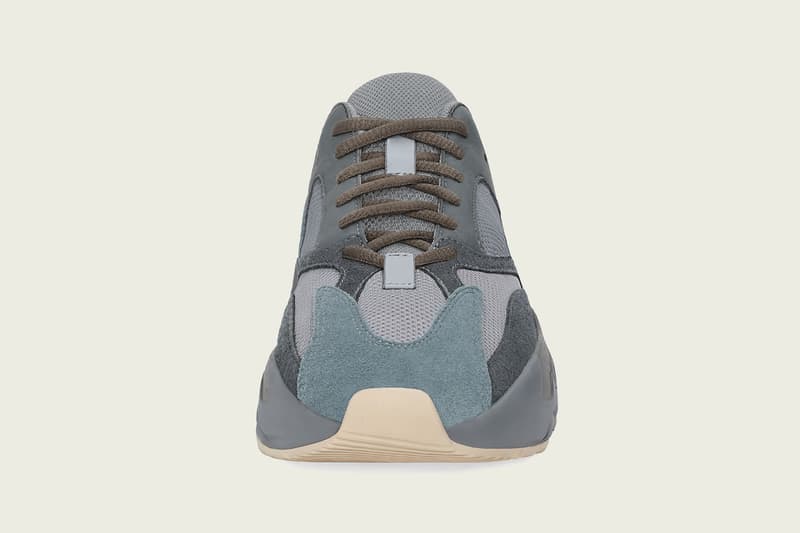 adidas YEEZY BOOST 700 "Teal Blue" Release Date Kanye West adidas Originals Drop Grey Blue Orange Chunky Shoe