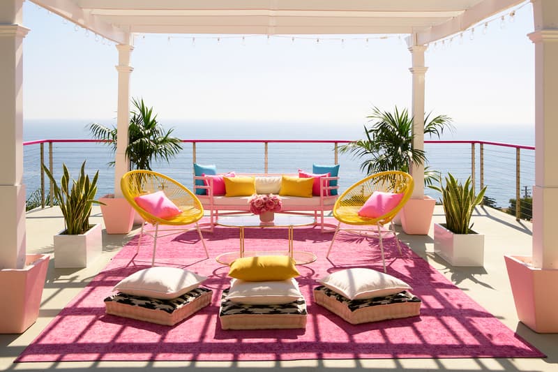 Barbie's Malibu Dreamhouse Now Listed on Airbnb Resort Pool Luxury House Jen Atkin Meet and Greet Kitchen Theme Pink