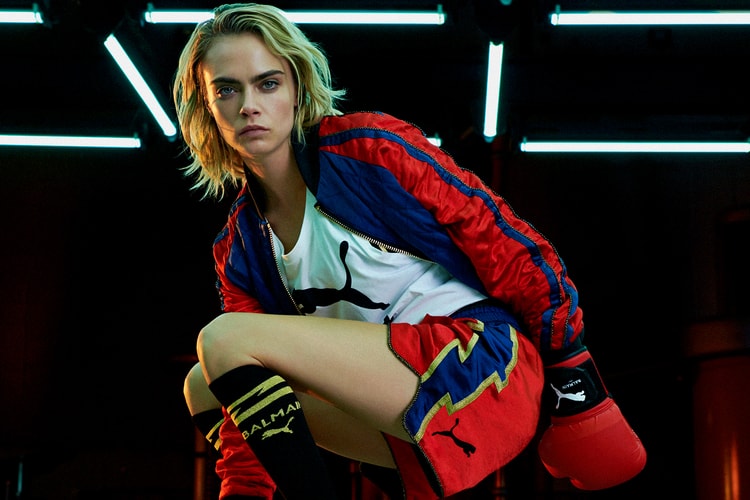Balmain and PUMA Collaborate for the First Time with Cara Delevingne