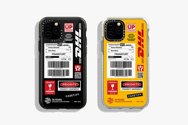 casetify dhl phone cases iphone 11 pro max apple red yellow black