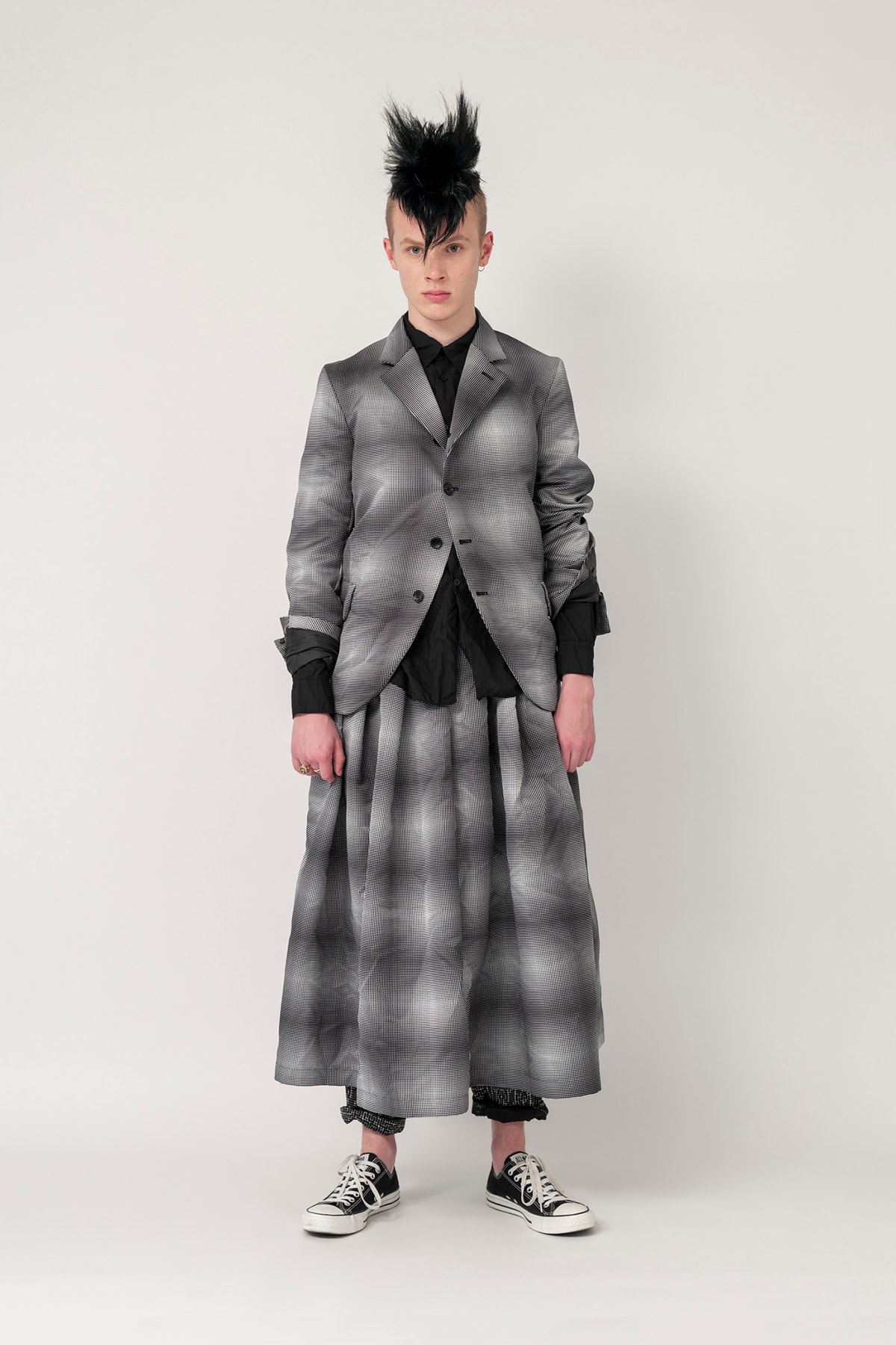 Nike x BLACK COMME des GARCONS Fall/Winter 2019 Collection Jacket Skirt Plaid Mens