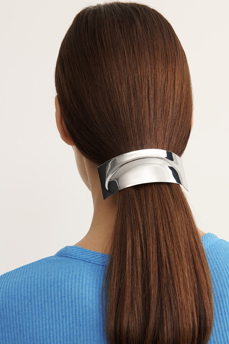 COS Spring Summer 2020 Collection Lookbook Metal Hair Barrette Silver