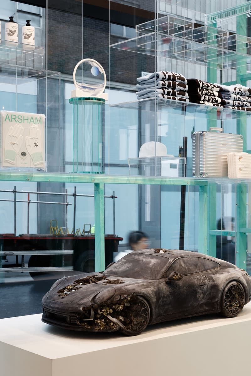 Daniel Arsham Selfridges Corner Shop Pop Up Installation Art London Gallery Byredo Exclusive Products Smeg