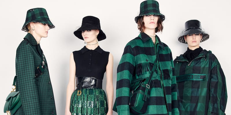 Green dior bucket hat Clearance