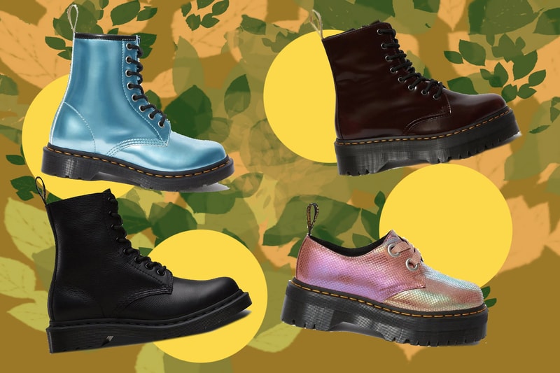 Best Dr. Martens Boots for Fall and Winter 2019 Footwear Shoe Colorful Leather Vegan Leather 
