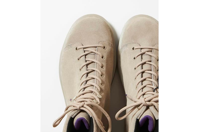 dr martens nanamica the north face 9 tie boot black beige purple shoes footwear