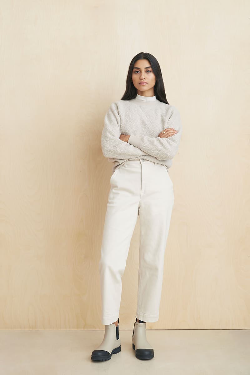 everlane pop in at good sustainability silk cashmere sweaters denim jackets shirts coats outerwear shoes