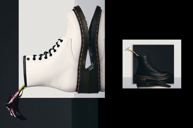 footaction gender neutral dr. martens 1460 8-eye boot converse all star hi lookbook