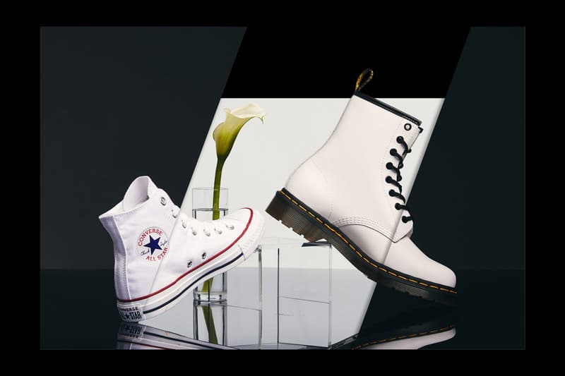 footaction gender neutral dr. martens 1460 8-eye boot converse all star hi lookbook