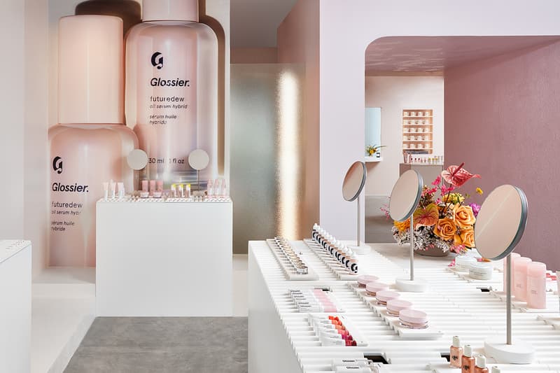 Glossier Miami Pop Up Inside Look