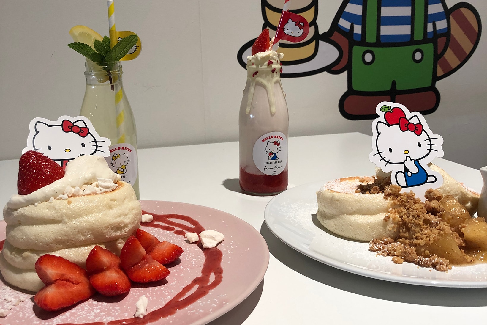 Hello Kitty Fuwa Fuwa Japanese Soufflé Pancakes London Brunch Review Instagram