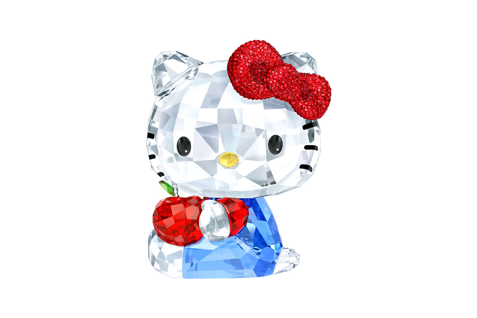 Hello Kitty Swarovski Crystal Kitty Red Apple