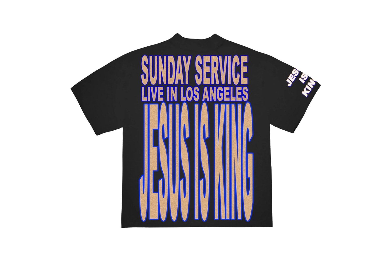 Kanye West Jesus Is King Merch AWGE T-Shirt Black