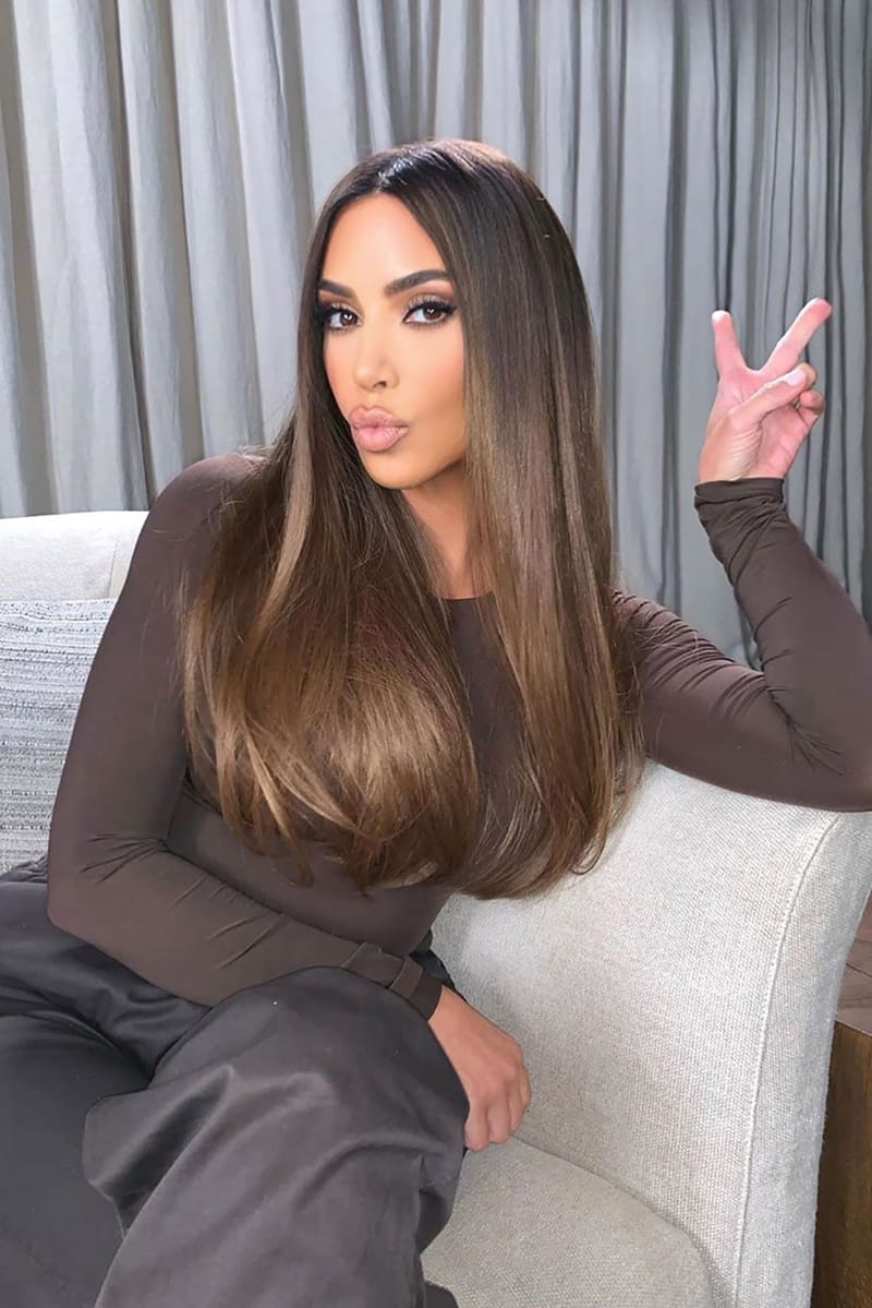 This Might Be Kim Kardashian's Sleekest Hairstyle of All Time