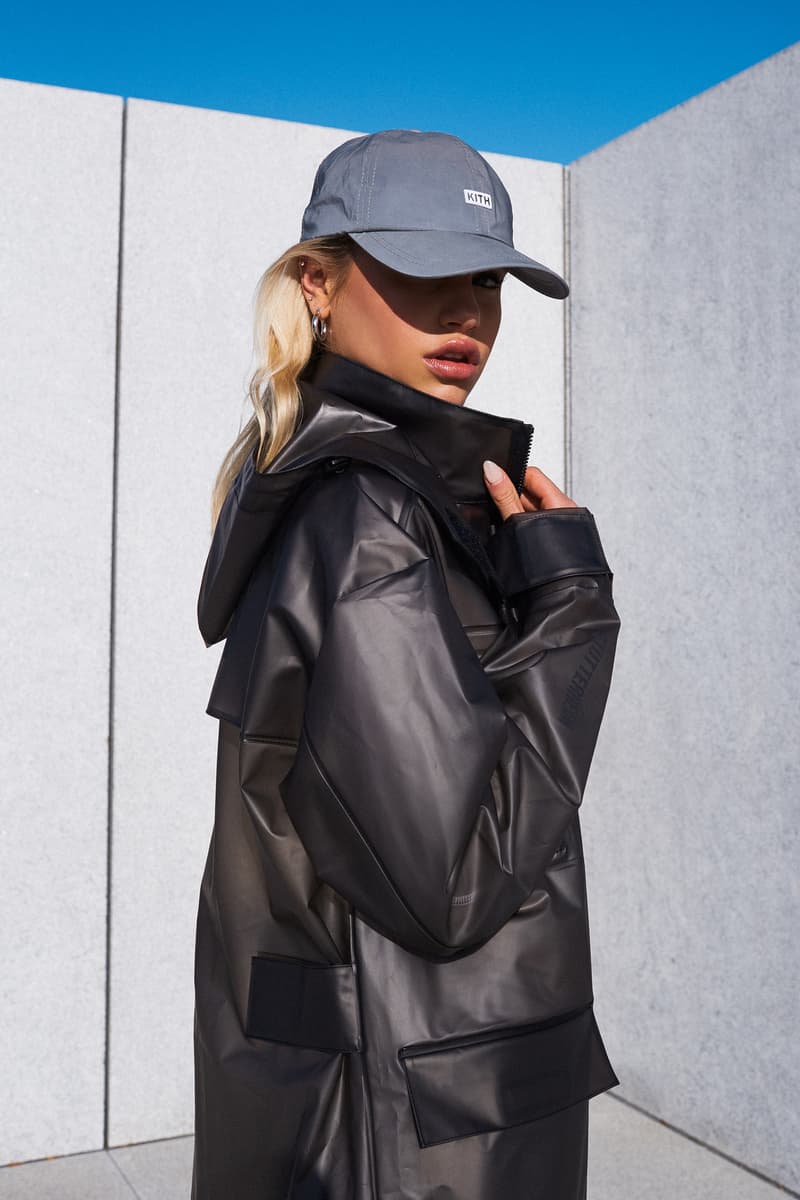 Kith Women x Sutterheim Long Rain Jacket Cinder
