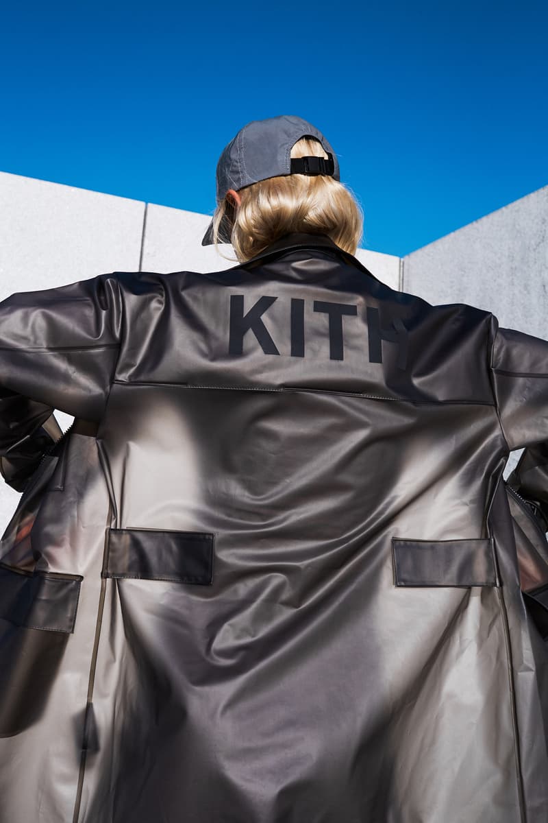 Kith Women x Sutterheim Long Rain Jacket Cinder