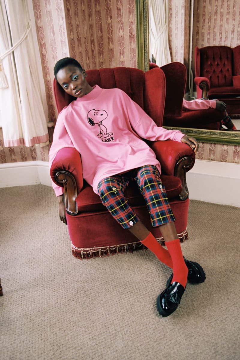 Peanuts x Lazy Oaf Snoopy Collection Collaboration Snoopy Charlie Brown Lookbook Pieces Fleece Pictures Cartoon Comic Strip