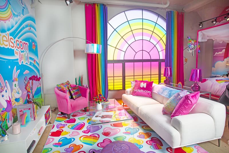 lisa frank hotels com apartment flat room stuff toys furniture couch table lamp rainbow 