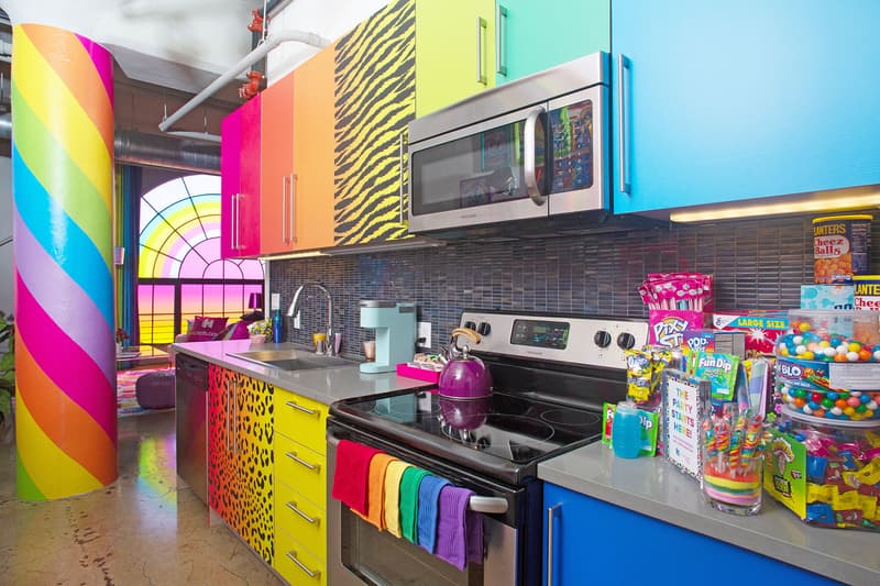 lisa frank hotels com apartment flat room stuff toys furniture couch table lamp rainbow