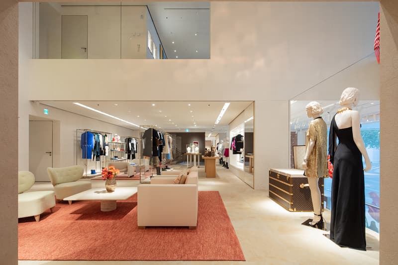 louis vuitton maison seoul korea boutique store opening jessica jung exo sehun chloe grace moretz