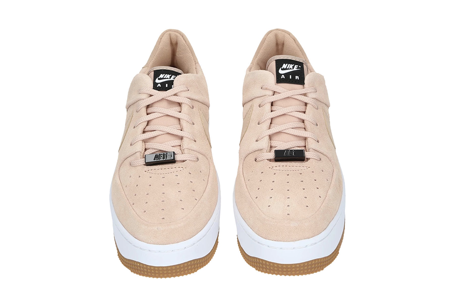 Nike Air Force 1 "Bio Beige" Sneaker Release Suede Pastel White Platform Sole Trainer Footwear Fall Winter