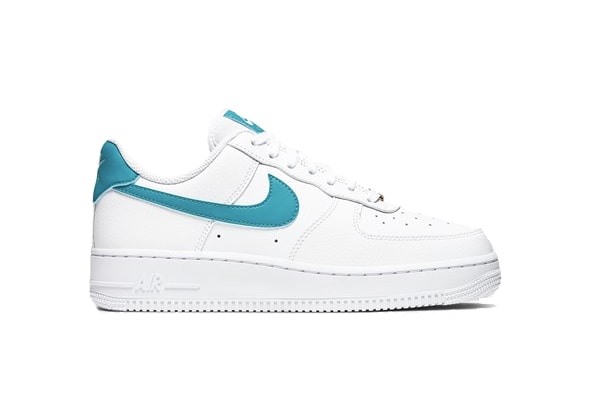 Nike Air Force 1 "Teal Nebula" Sneaker Trainer White Blue Fall Footwear Turquoise Classic Silhouette 