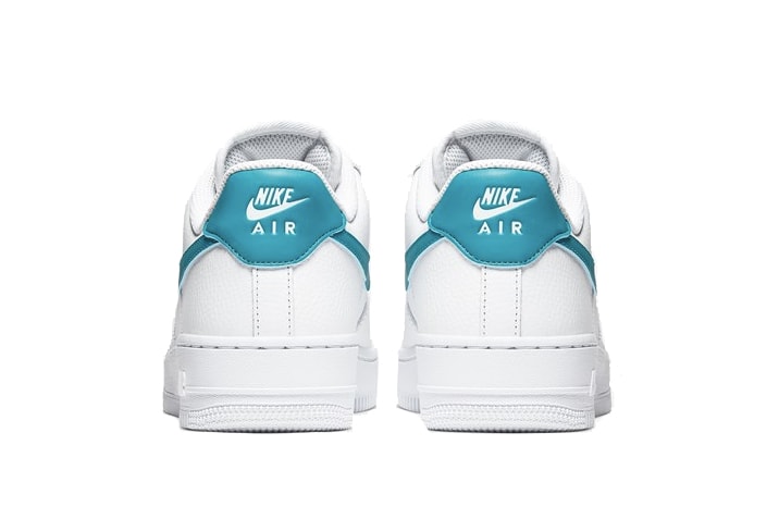 Nike Air Force 1 "Teal Nebula" Sneaker Trainer White Blue Fall Footwear Turquoise Classic Silhouette 