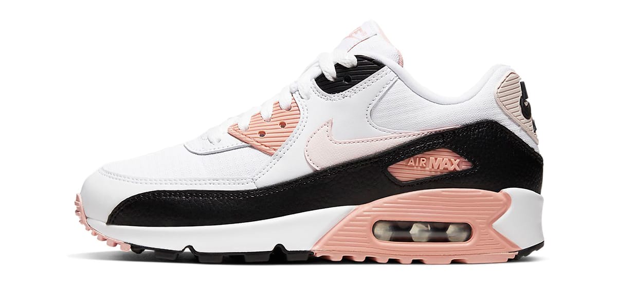 pink black and white air maxes