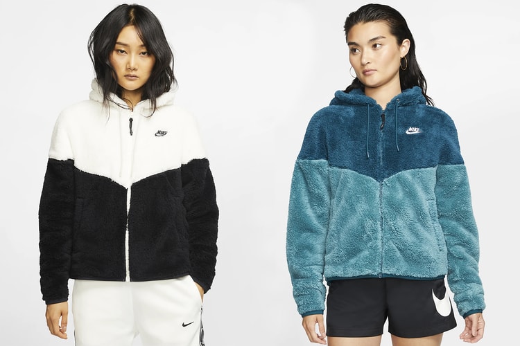 Nike Gears up for Winter with Its New Plush Windrunner Sherpa Jacket