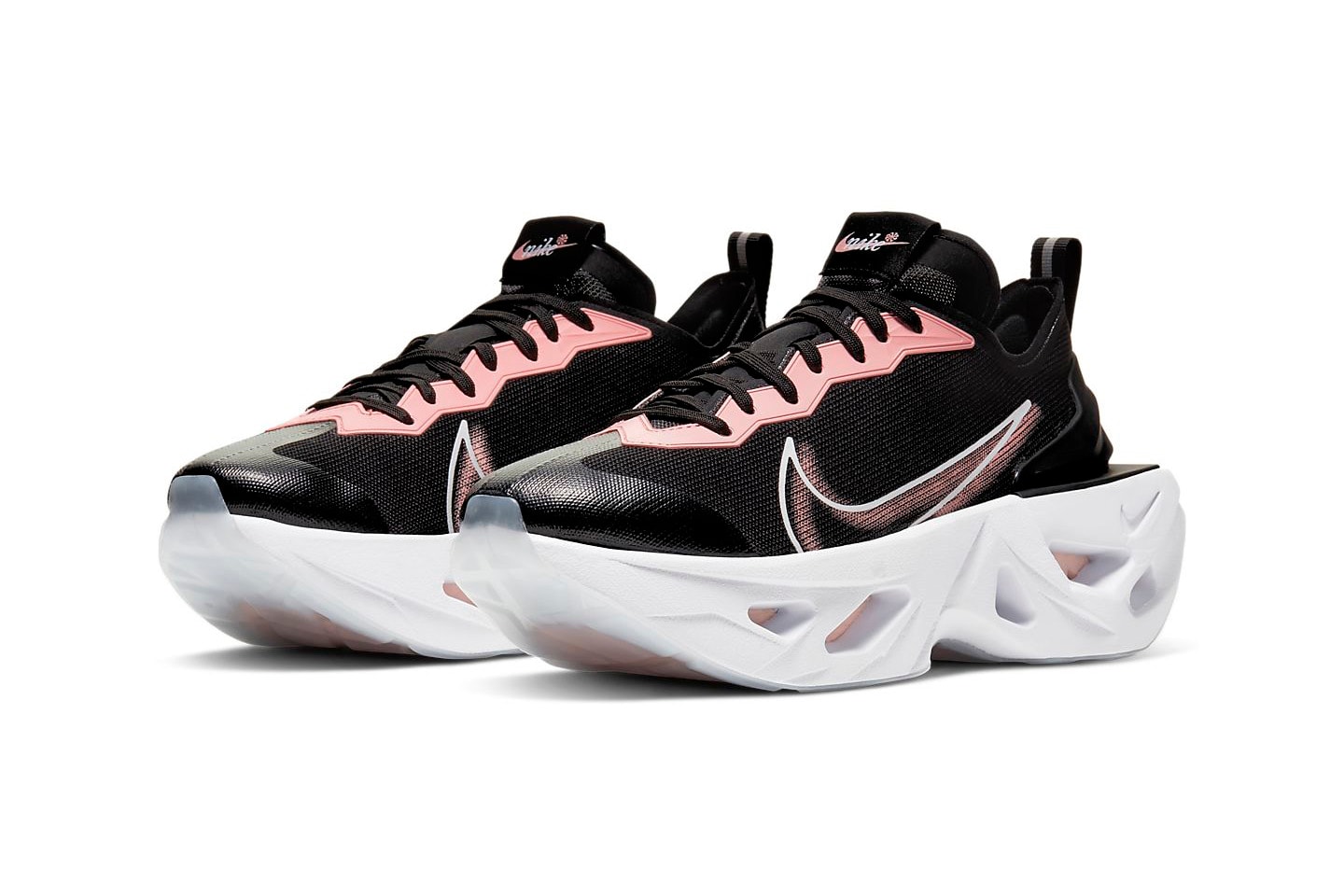 Nike Zoom X Vista Grind Sneakers Black Pink Chunky Sole Trainers