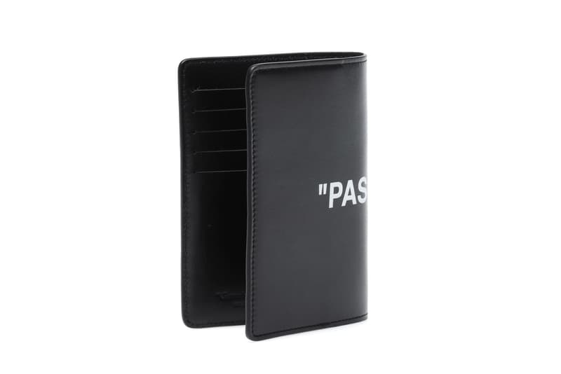 Off-White™ Logo Passport Case Cover Accessory Virgil Abloh Design