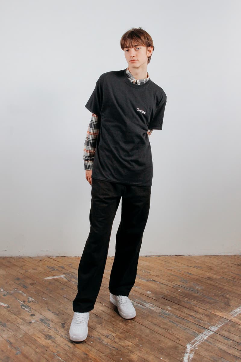overtime fall winter collection t shirt yellow graphics