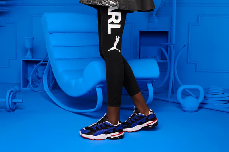 KARL LAGERFELD x PUMA Collection Lookbook Release Sneaker Apparel Luxury Sportswear Logo