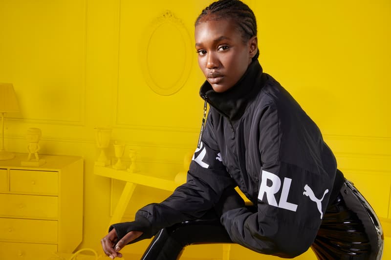 KARL LAGERFELD x PUMA Collection Lookbook Release Sneaker Apparel Luxury Sportswear Logo