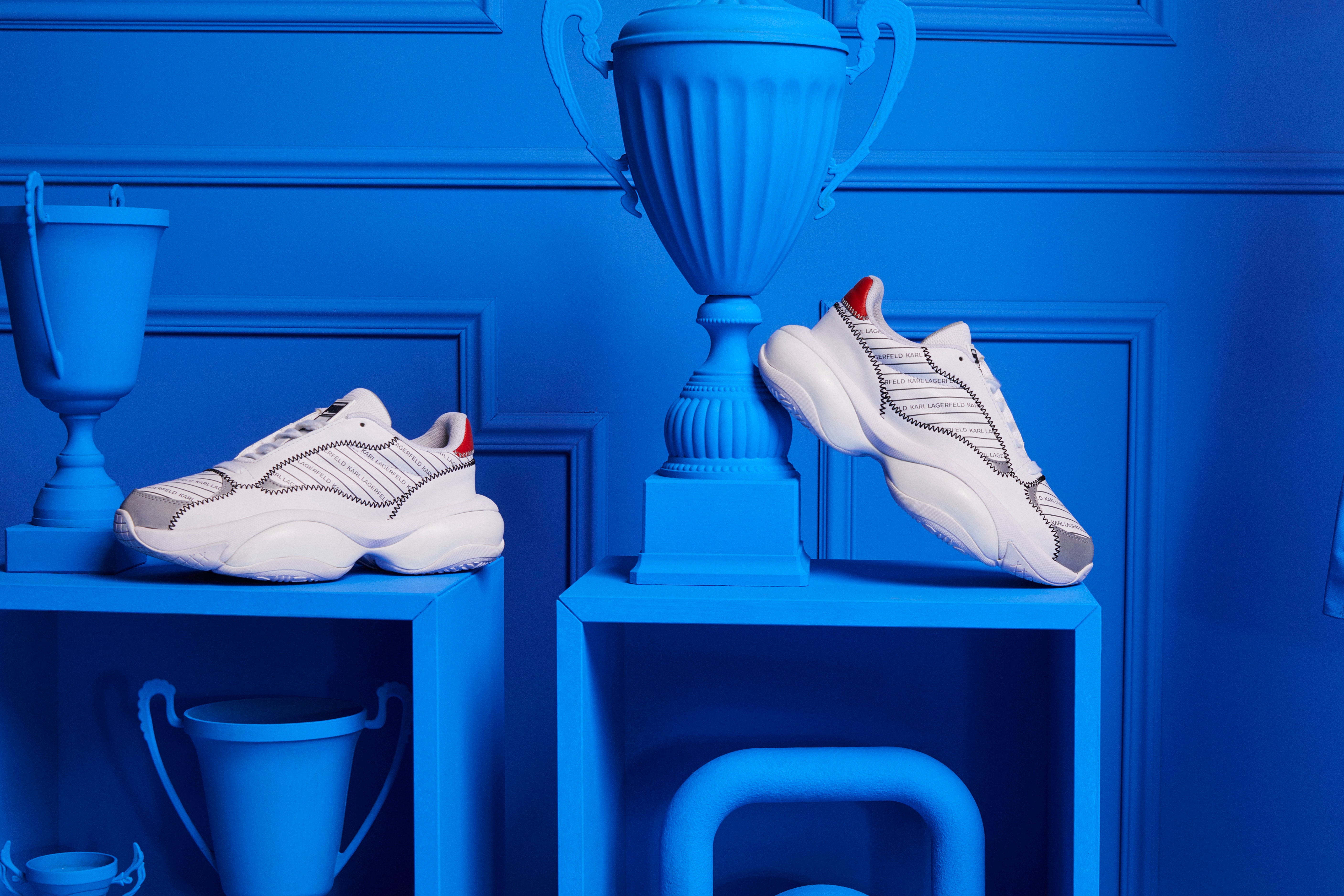 KARL LAGERFELD x PUMA Collection Lookbook Release Sneaker Apparel Luxury Sportswear Logo 