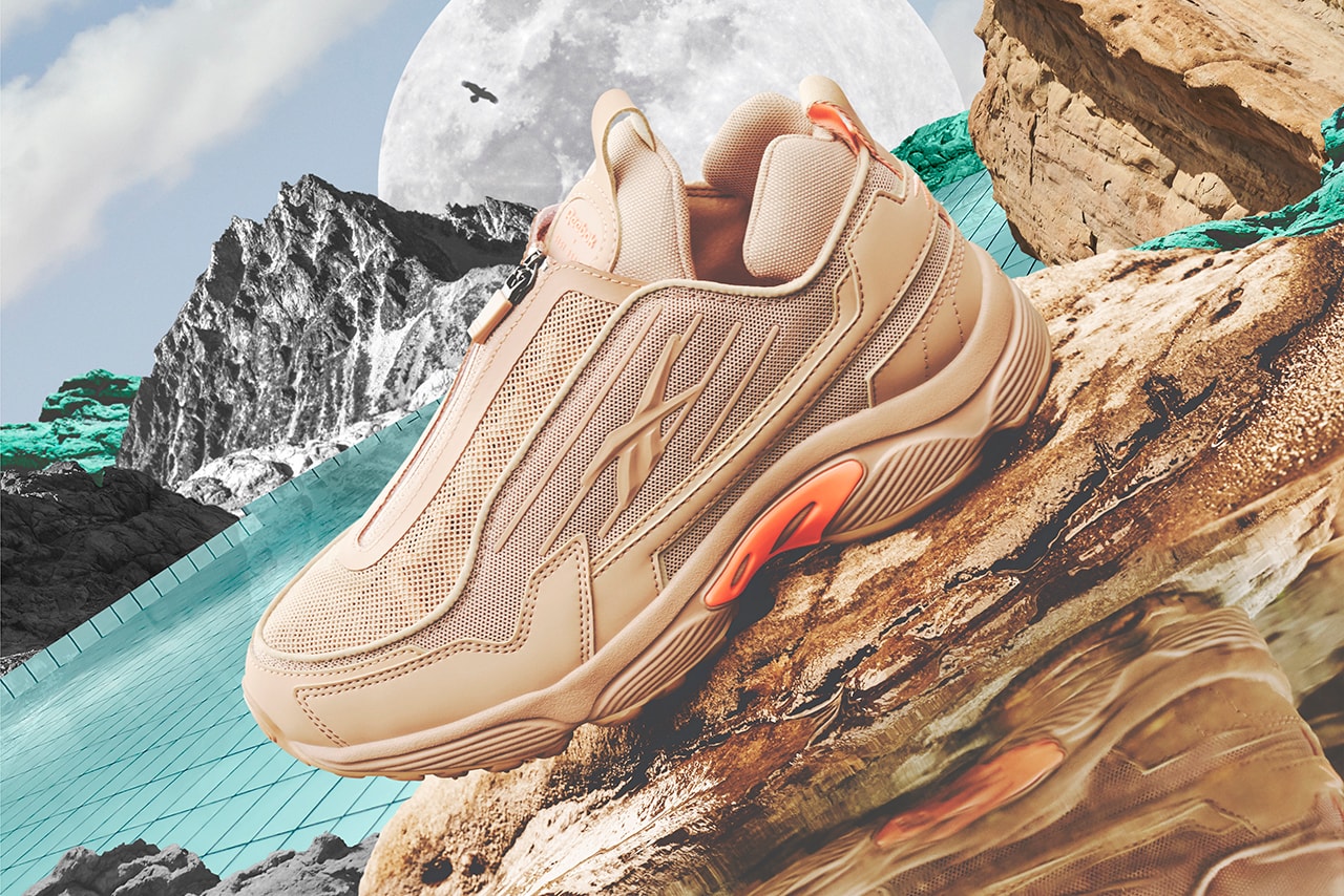 Gigi Hadid Reebok FW19 Sneaker Collaboration Beige Orange