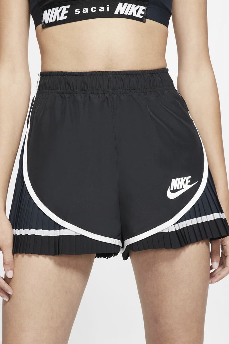 sacai x Nike Apparel Collection Collaboration Release Athleisure Sportswear Garments Jacket Sports Bra Leggings Socks Windbreaker Shorts Chitose Abe