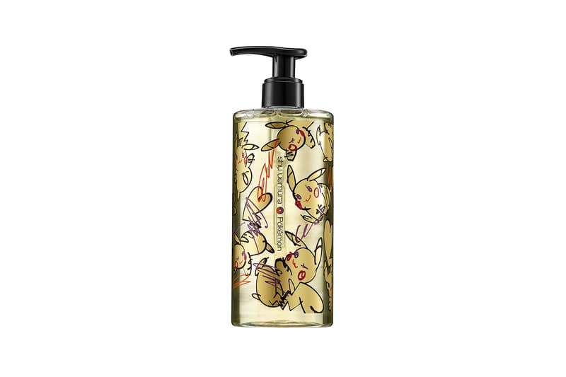 shu uemura pokemon pikachu pikashu haircare collaboration limited edition shampoo hair mask nourishing oil