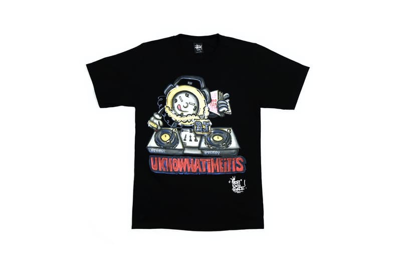 stussy vintage t shirt blue los angeles san francisco portland fresno neweark black archive sale new york pop up uknowhatimeitis