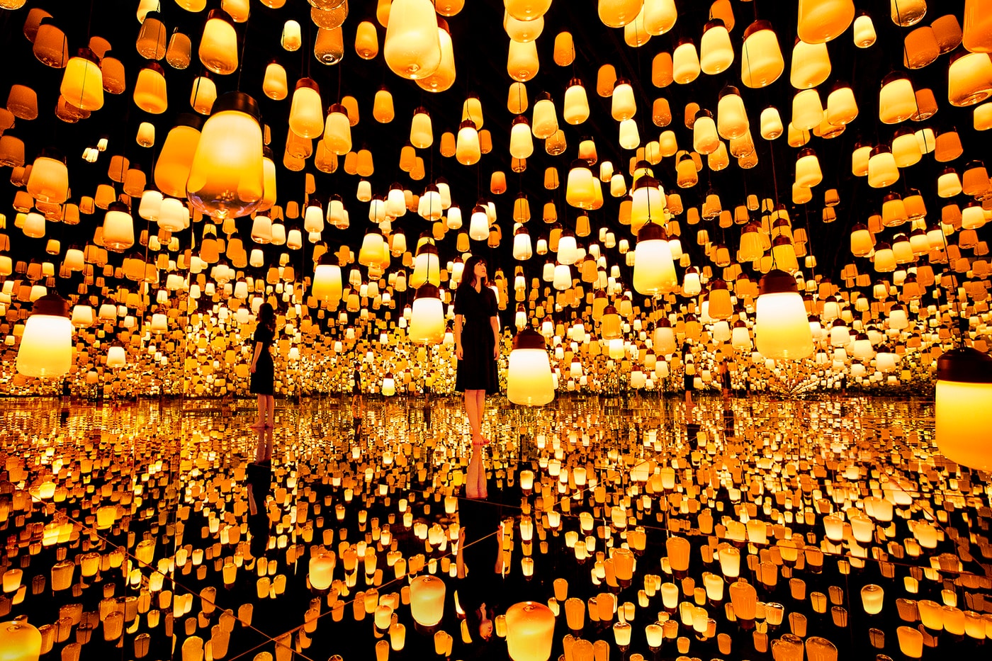 teamLab Borderless Shanghai Forest of Lamps