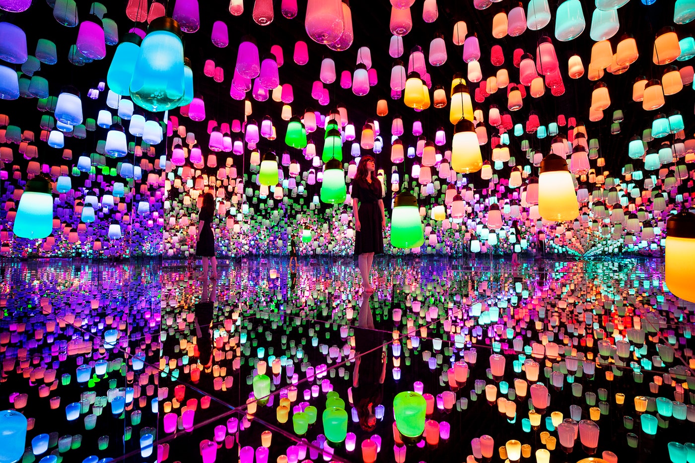 teamLab Borderless Shanghai Forest of Lamps