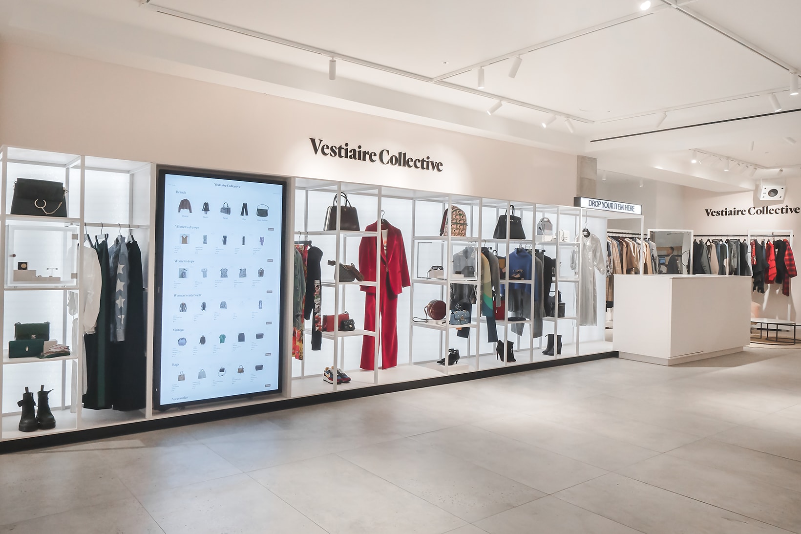 Vestiaire Collective Resale Drop Off Designer Luxury Fashion Selfridges London