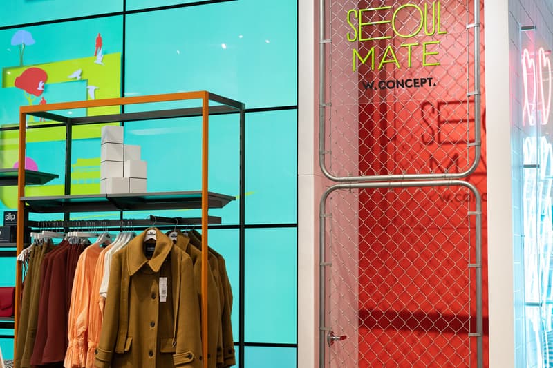 w concept fashion pop-up fall winter 2019 clothes accessories handbags