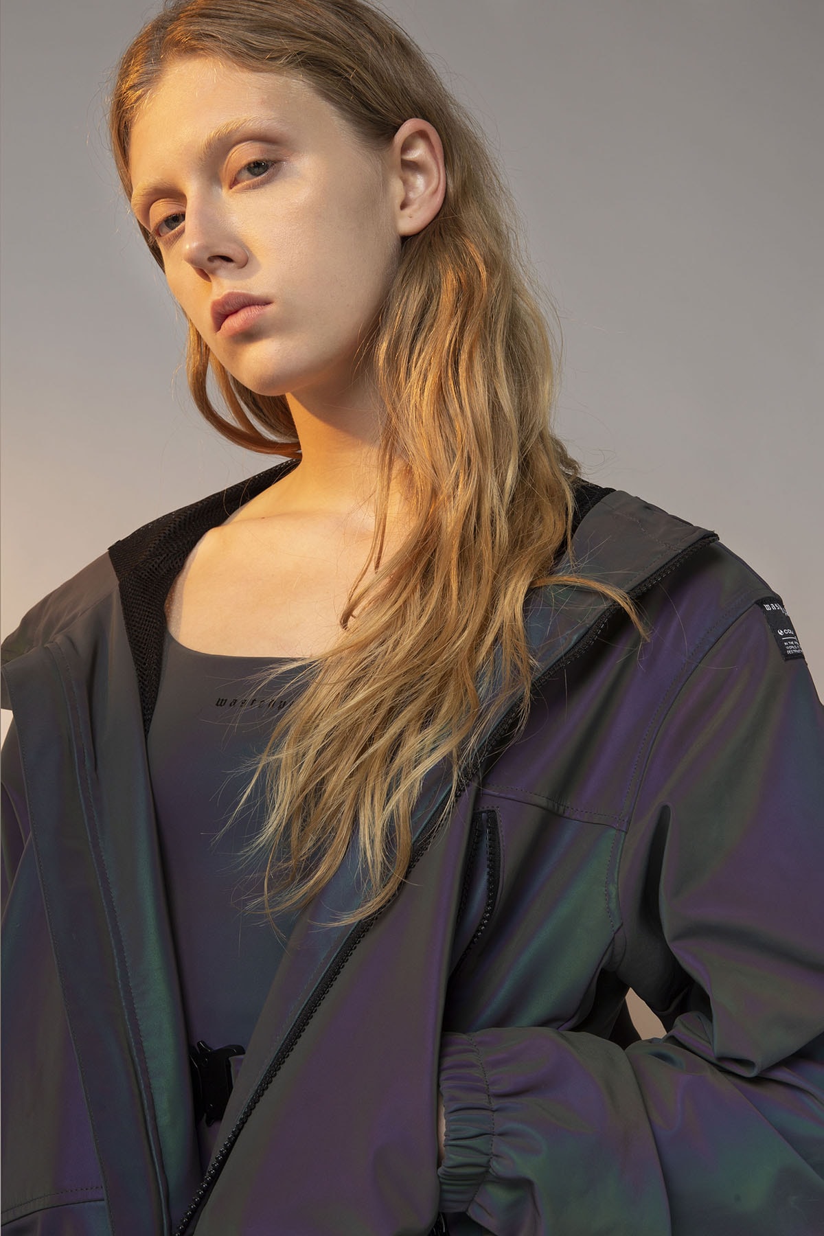 Wasted Paris FW19 Collection Lookbook Windbreaker Reflectif Holo