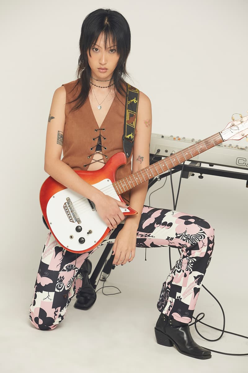 why not us fall winter korean streetwear brand womens 70s pants crop tops skirts seventies rock punk