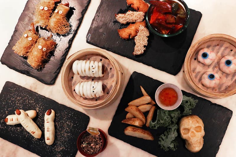 halloween dim sum brunch review shrimp dumplings hong kong yum cha