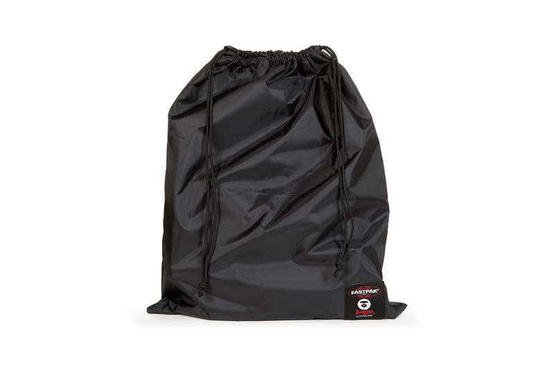 AAPE BAPE x Eastpak Collection Drawstring Backpack Black