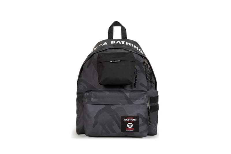 AAPE BAPE x Eastpak Collection Padded Pak'r Backpack Gray Camouflage